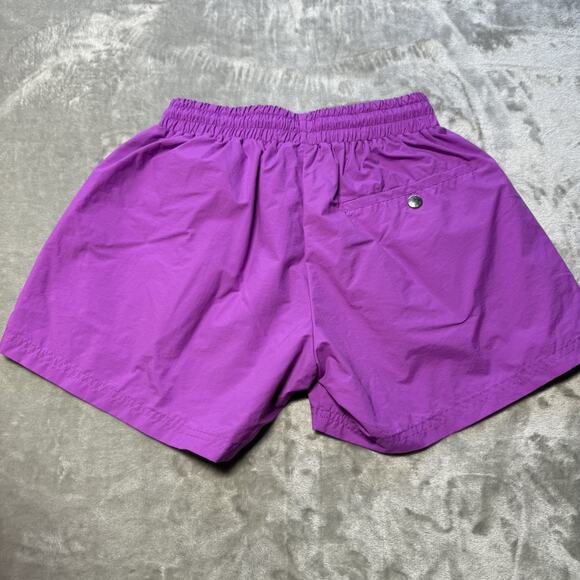 Rowing Blazers Shorts Women Purple SZ 26 Made in Portugal 100% Polyamide - Picture 6 of 8